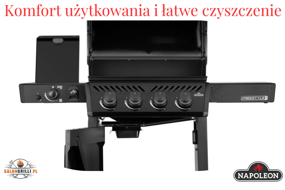 NAPOLEON_SalonGrilli_pl_Komfort_uzytkowania_i_latwe_czyszczenie_Freestyle PRO 425